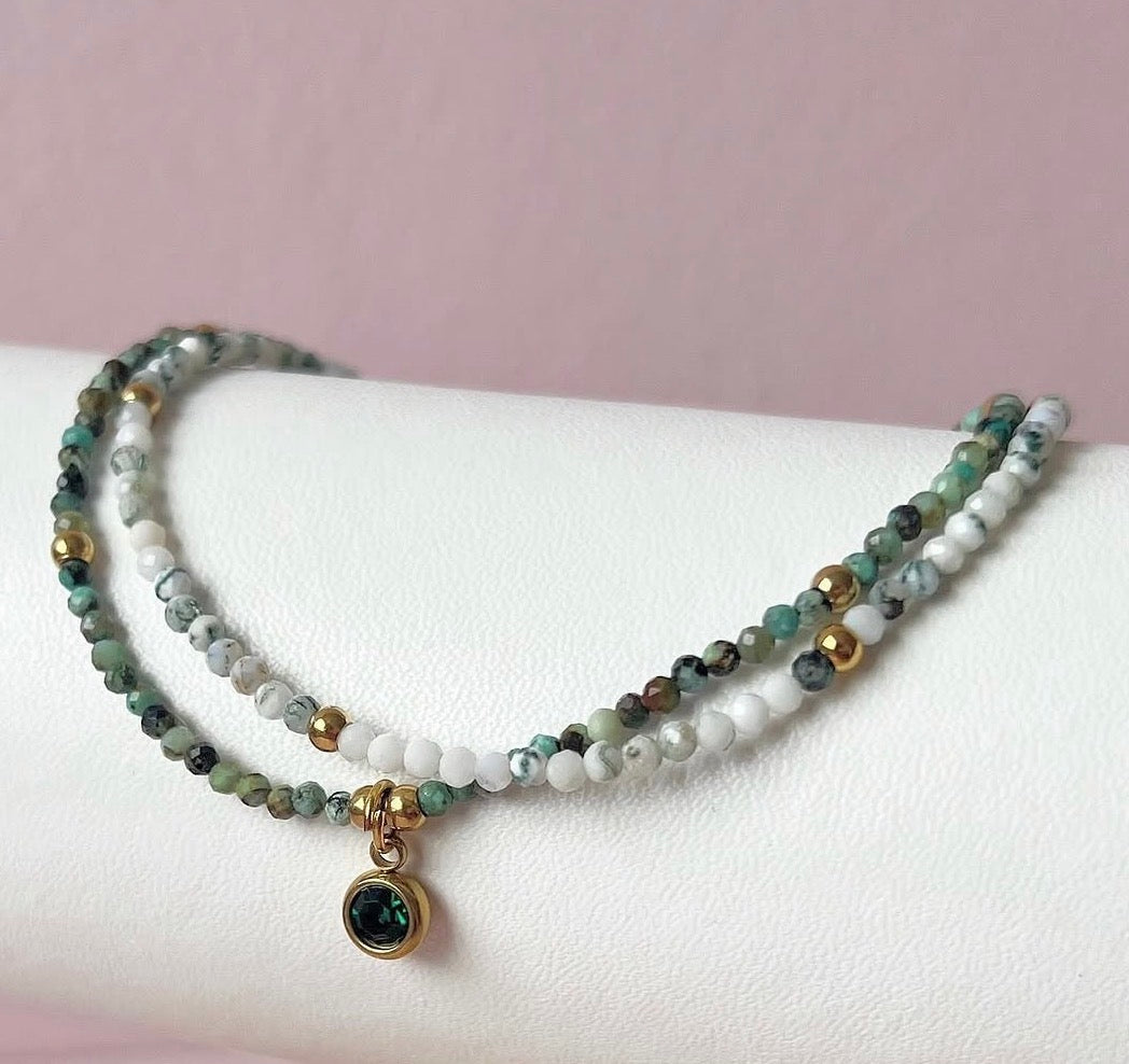 DIY Set Mint Rose Mix Gold