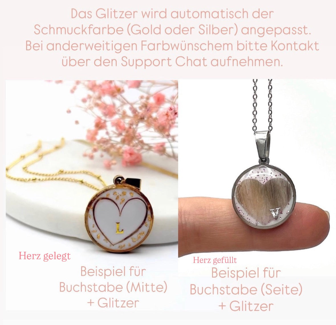 Auto Schutzengel mit Haaren und Edelsteinperlen