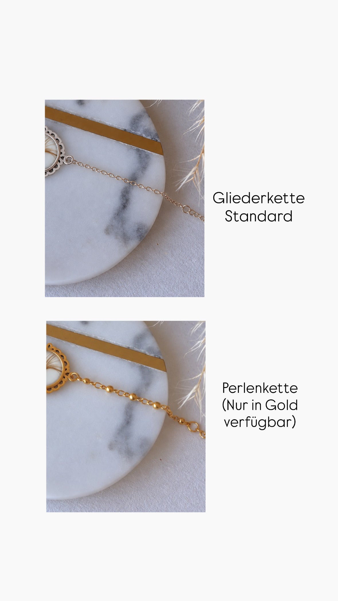 Armkette Luxury mit Haaren als Pfote
