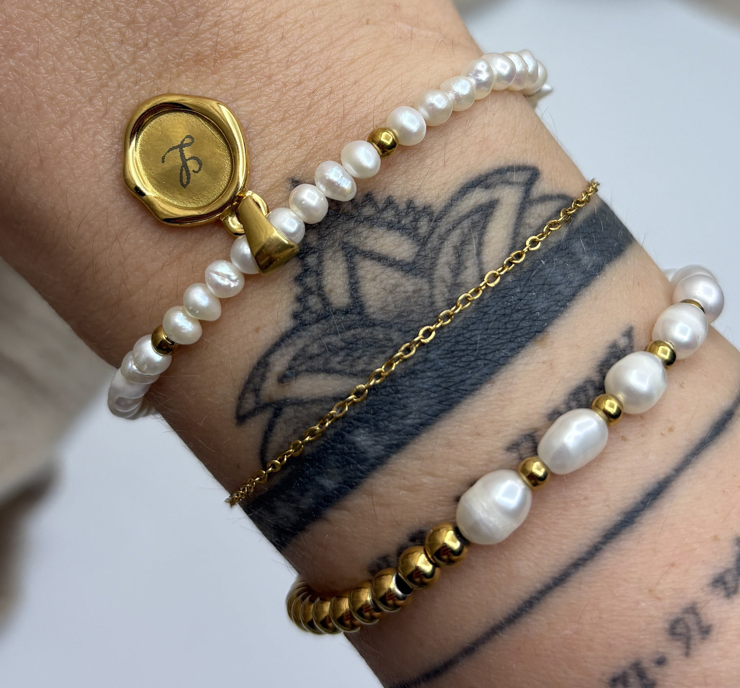 Personalisiertes Perlenarmband