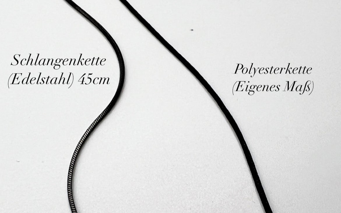 Halskette Black Steel Heart