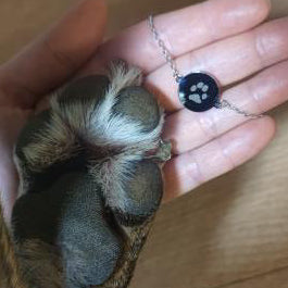 Armkette mit originaler Hundepfote