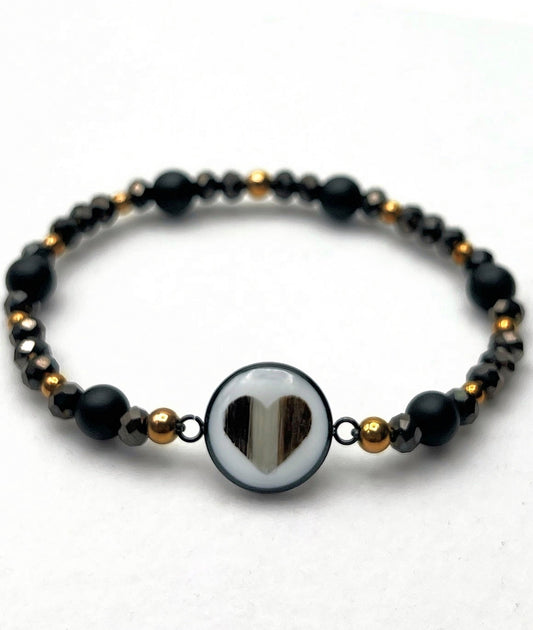 Armband All Black and Sparkle
