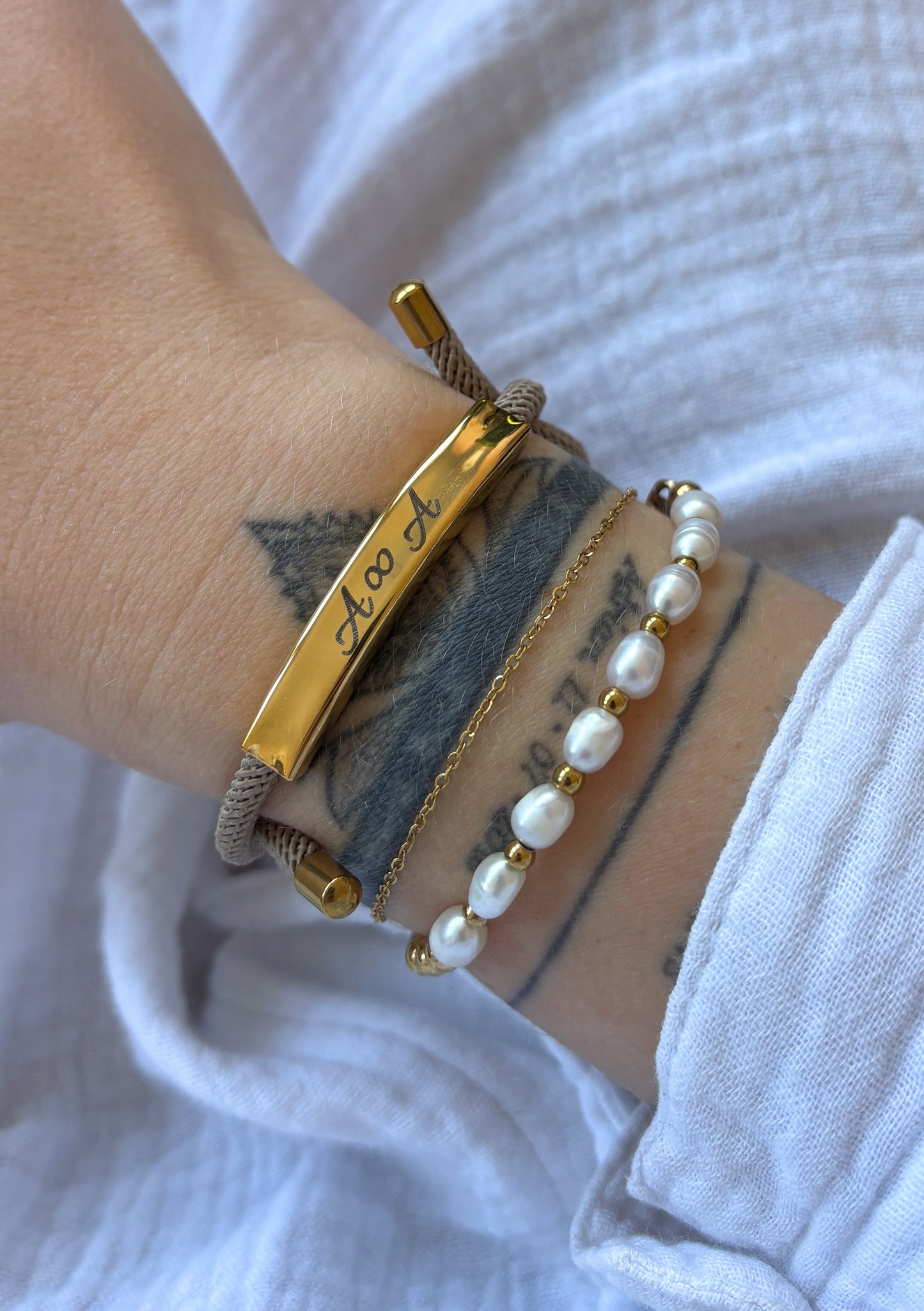 Kordelarmband personalisiert