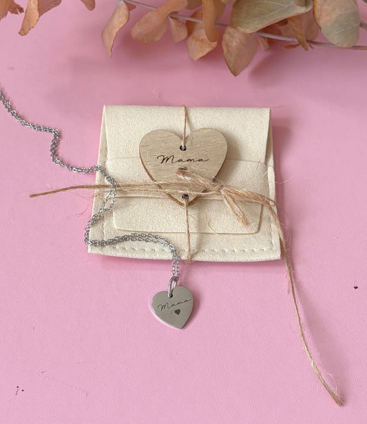 Gravur Halskette mit personalisierter Geschenkverpackung