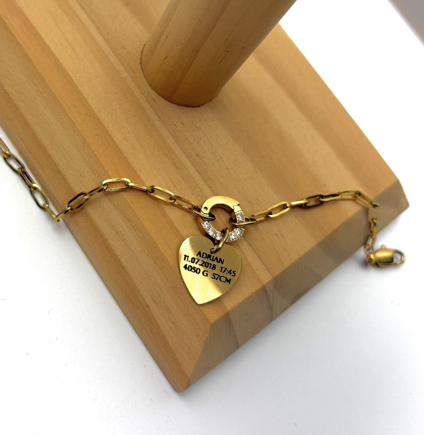 Sparkle Armkette mit Herz Anhänger