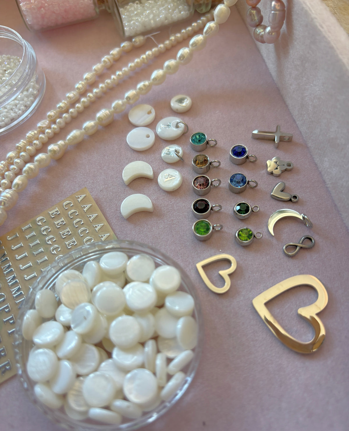 DIY Set Süßwasser Silber