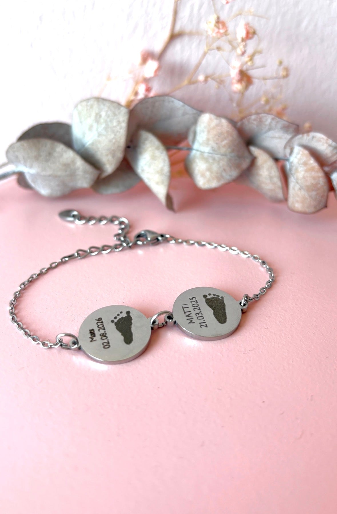 Coin Armkette mit Fotogravur