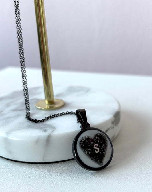Halskette mit Asche als Herz (20mm)