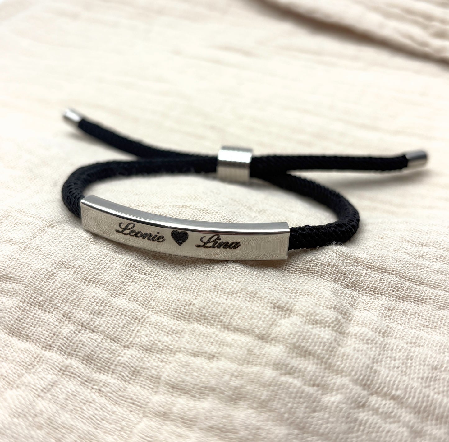 Kordelarmband personalisiert