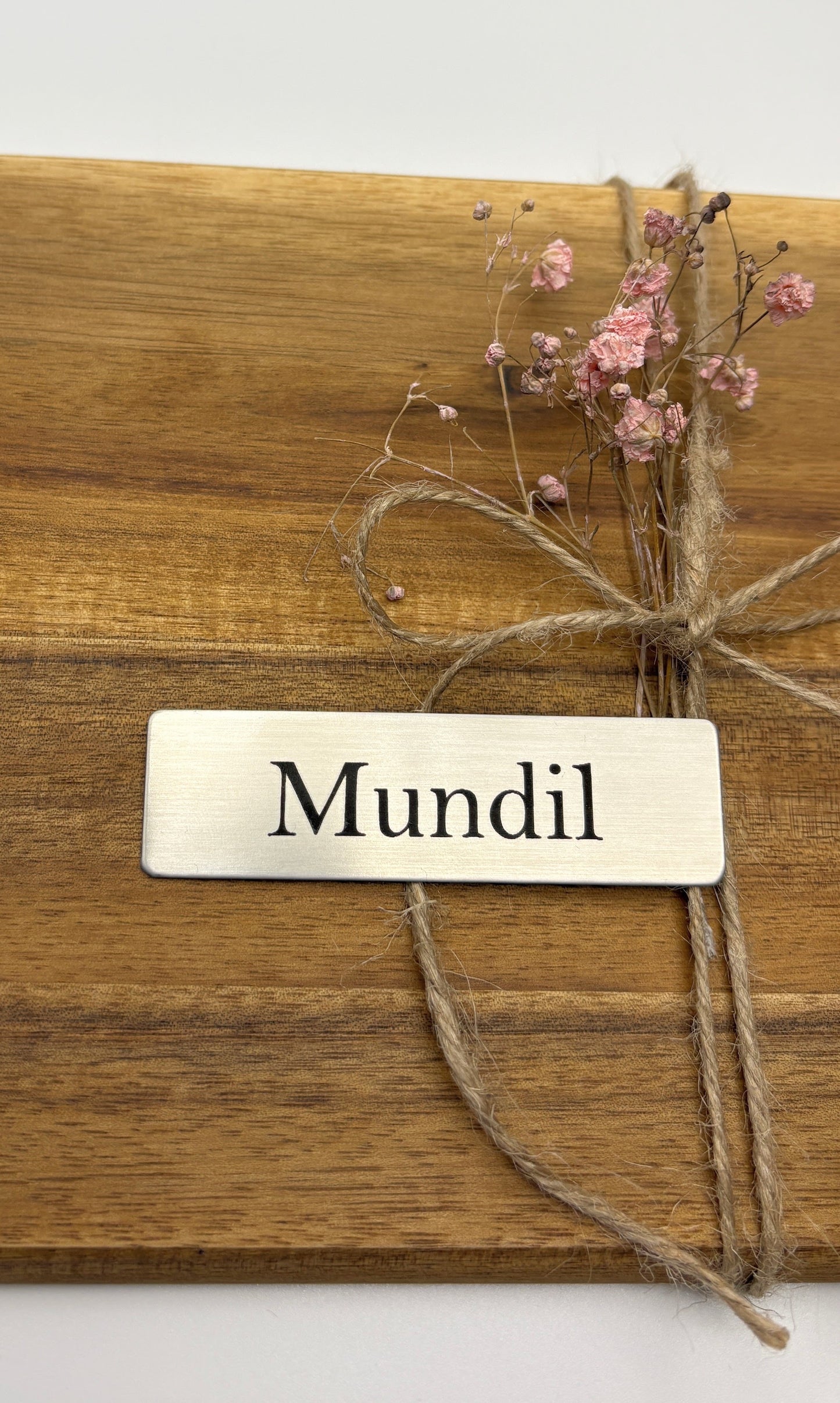 Klingelschild / Briefkastenschild personalisiert 70x20mm