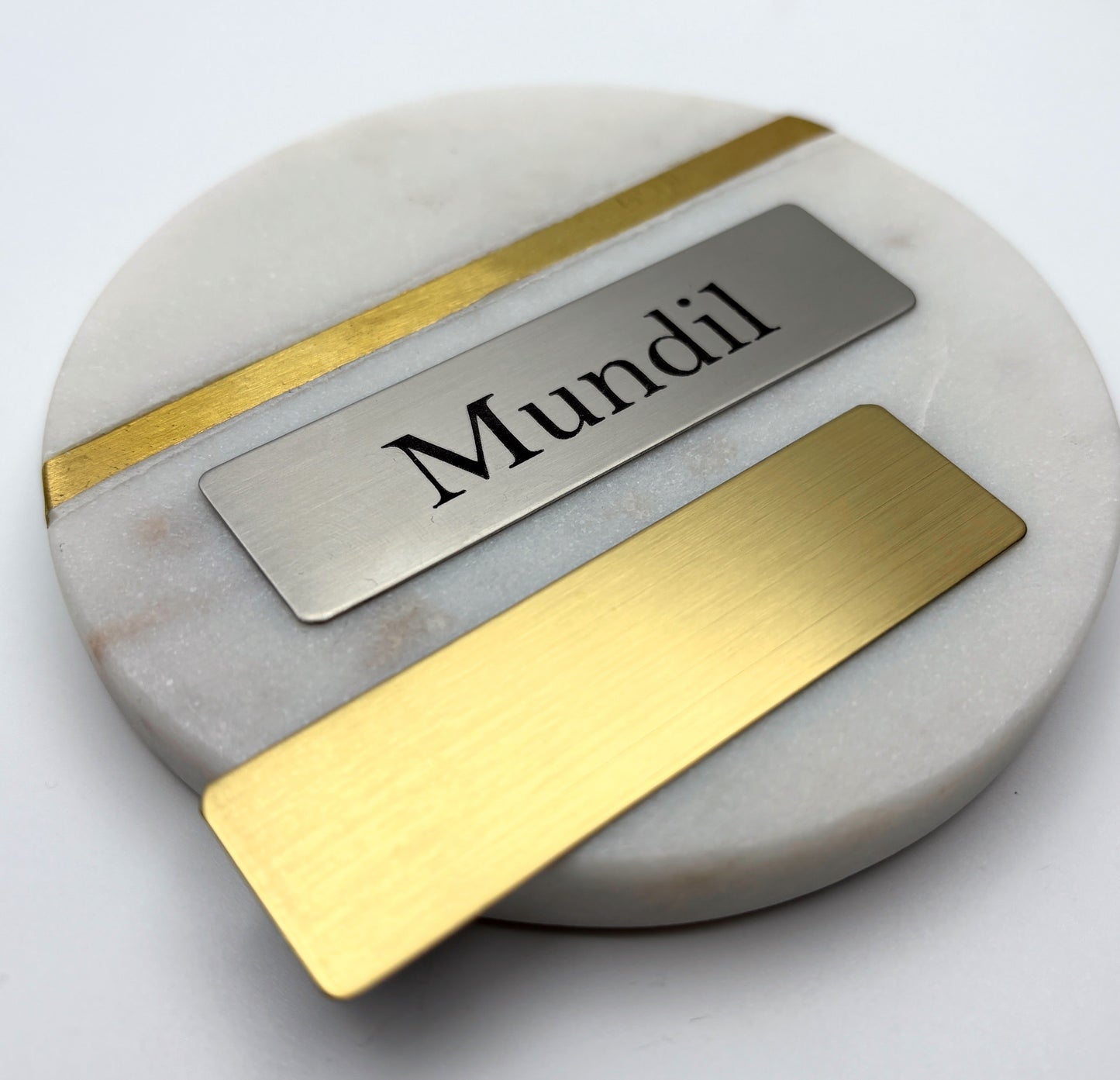 Klingelschild / Briefkastenschild personalisiert 70x20mm
