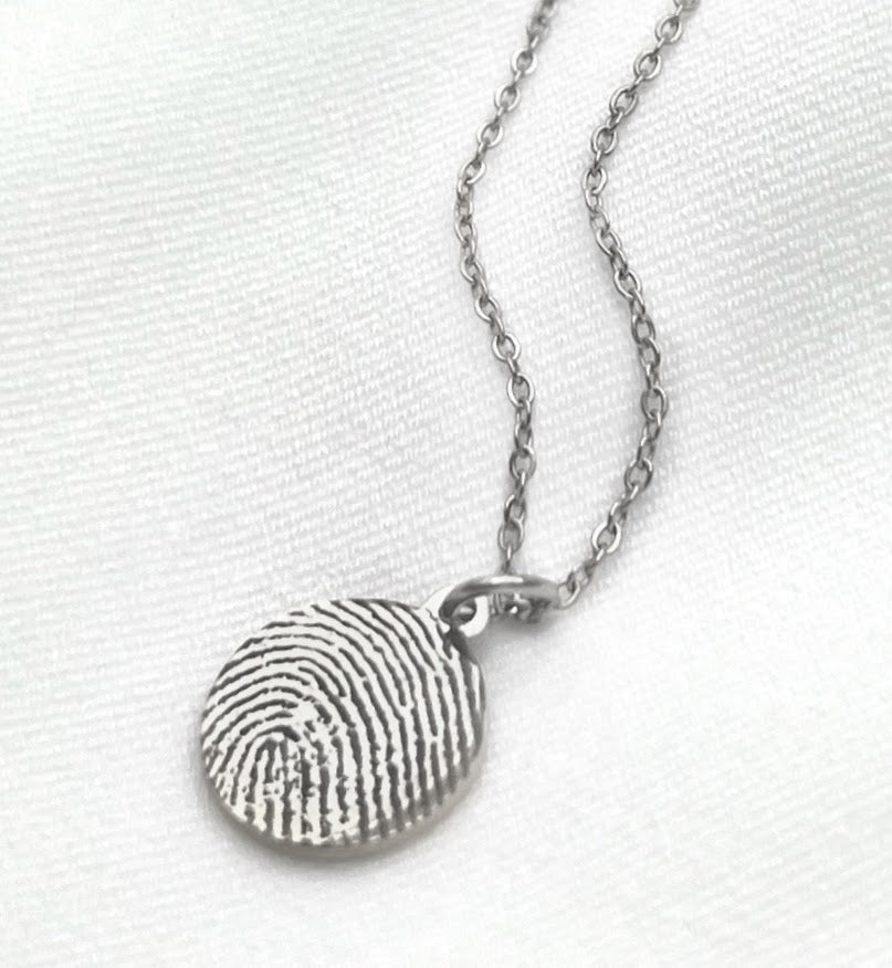 Halskette Fingerprint SILBER