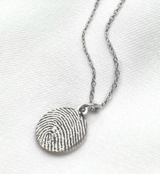 Halskette Fingerprint SILBER