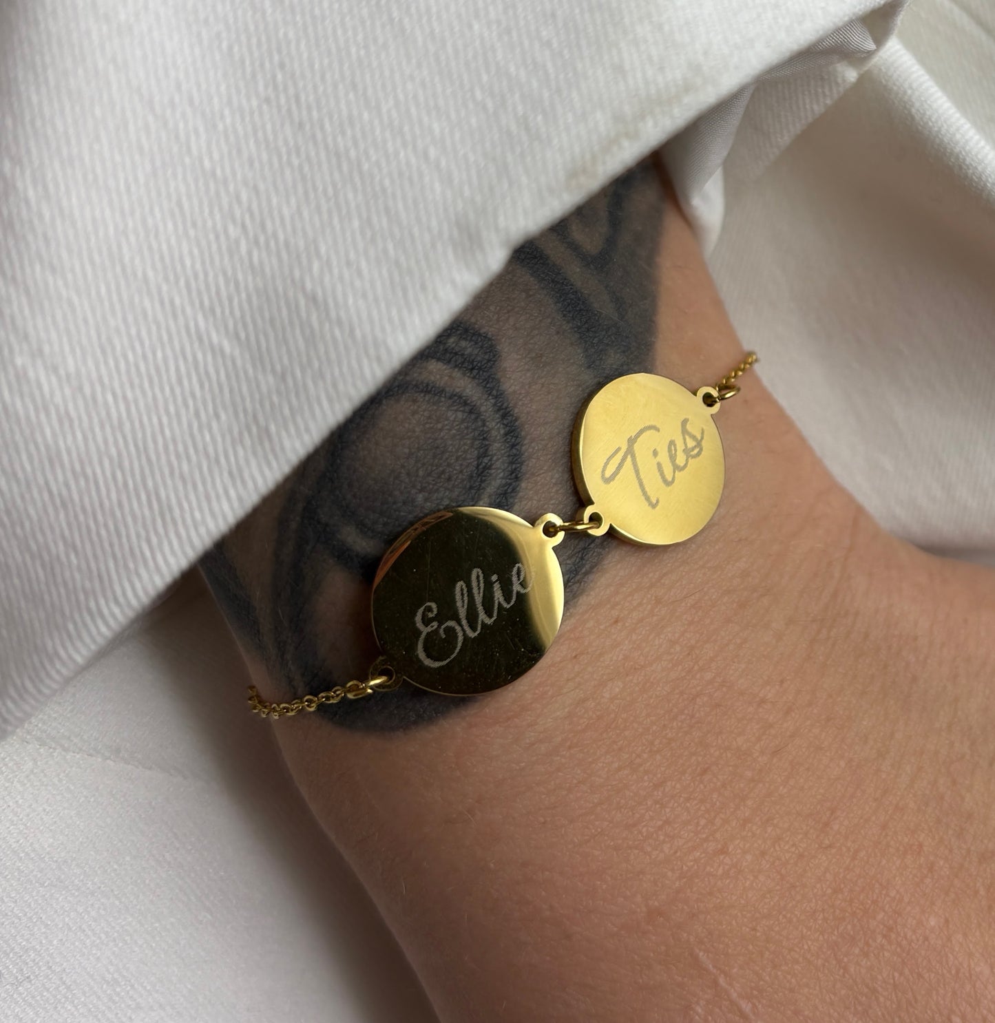 Coin Armkette mit Name