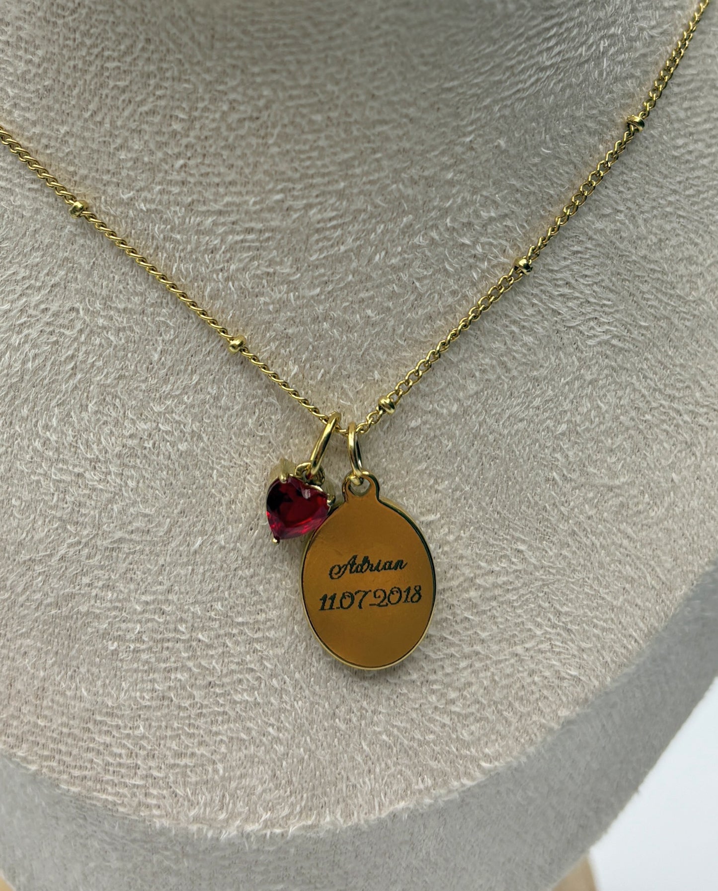 Halskette Oval mit Foto