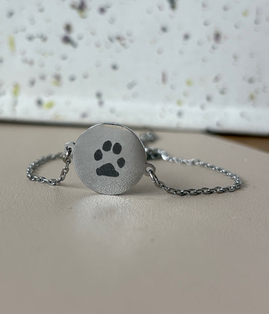 Armkette mit originaler Hundepfote