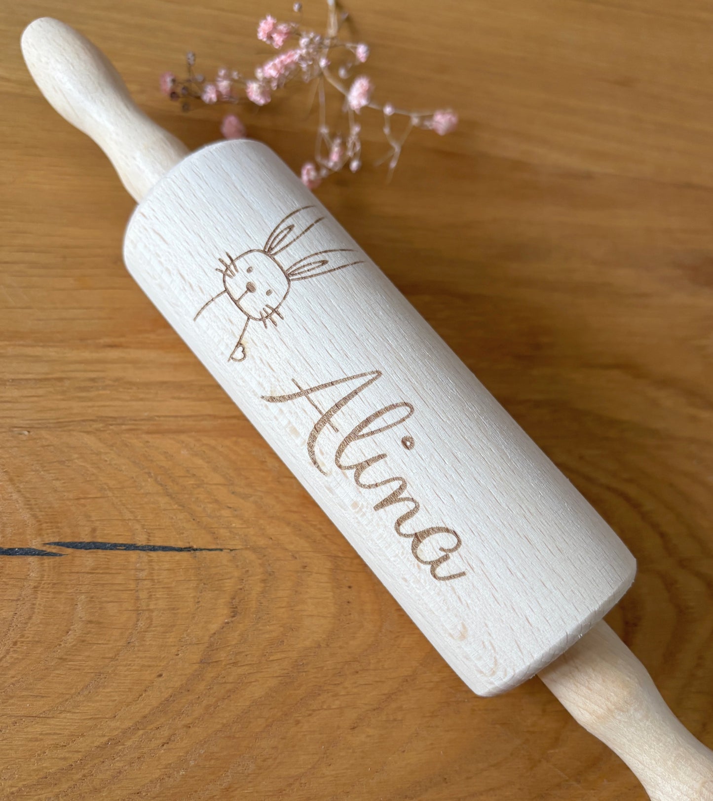 Personalisiertes Nudelholz für Kinder