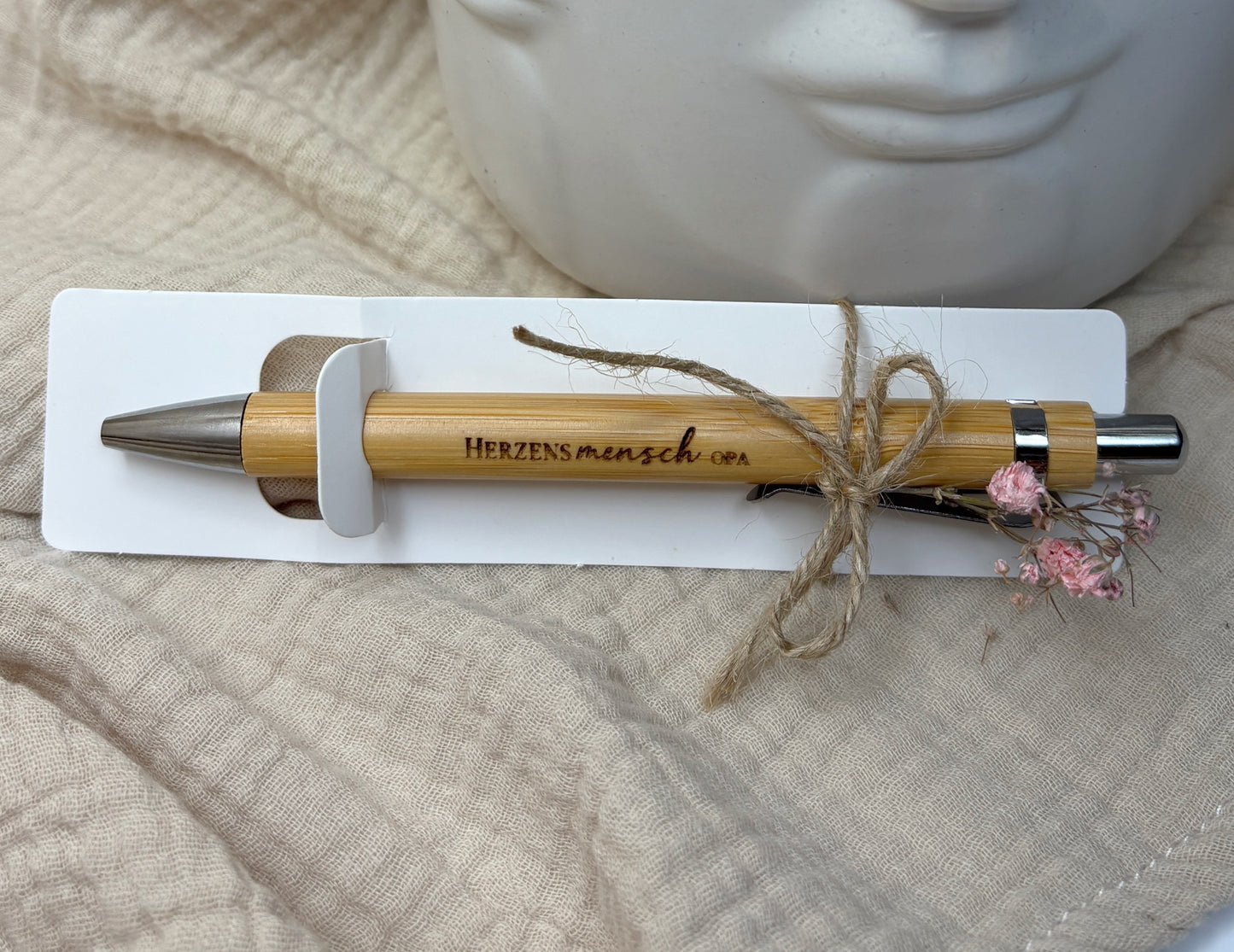 Personalisierter Bambuskugelschreiber