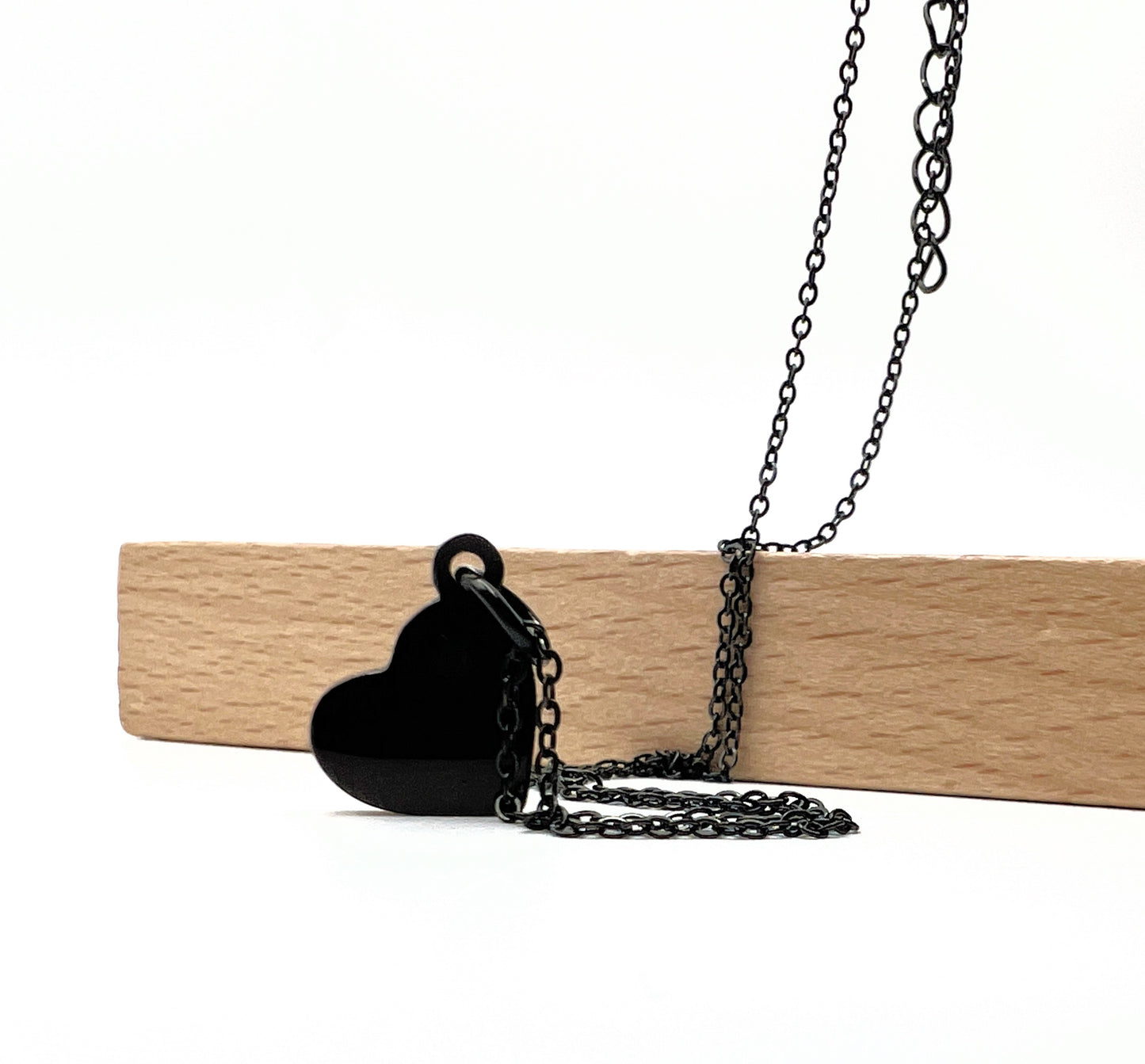 Halskette Black Steel Love