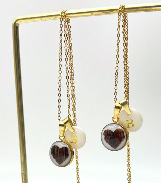 Halskette Mini Heart and Letter