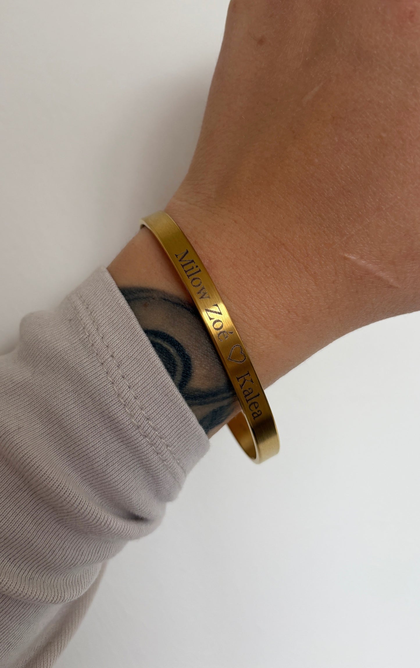 Gratis Edelstahl Armreifen