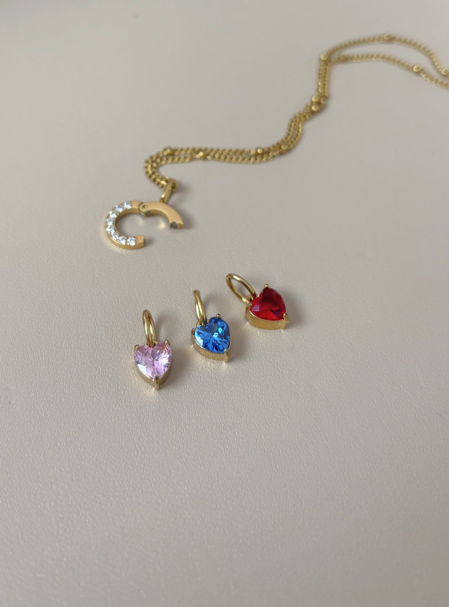 Sparkle Süßwasser Armkette mit Haaren als Herz mit Anhänger